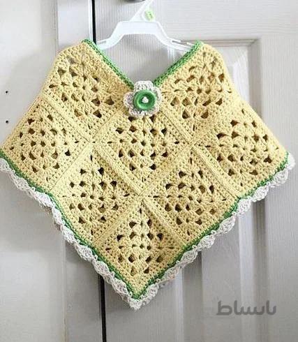 شنل نوزادی بافتنی مدل BB-DD6