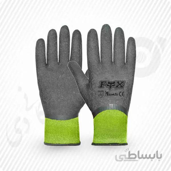 دستکش ضد برش تمام مواد لتکس FOX (کد: 2307)