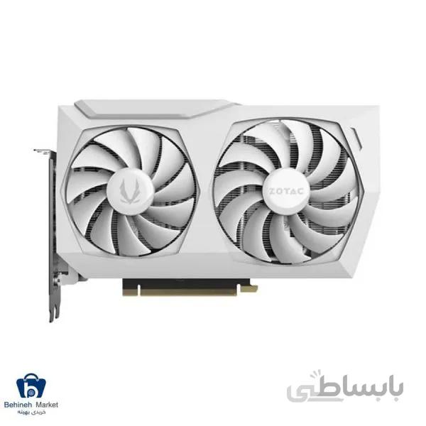 کارت گرافیک زوتک مدل RTX 3070 Twin Edge OC White Edition LHR حافظه 8 گیگابایت ا ZOTAC ZT-A30700J-10PLHR GeForce RTX 3070 Twin Edge OC White Edition LHR 8GB GDDR6 Graphics Card