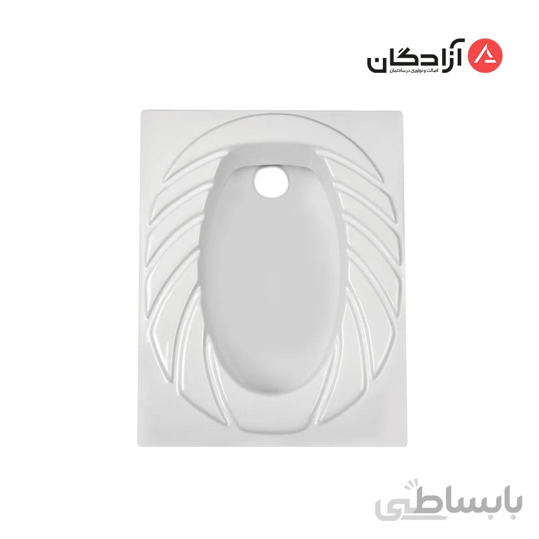 توالت ایرانی مروارید مدل پارمیدا تخت