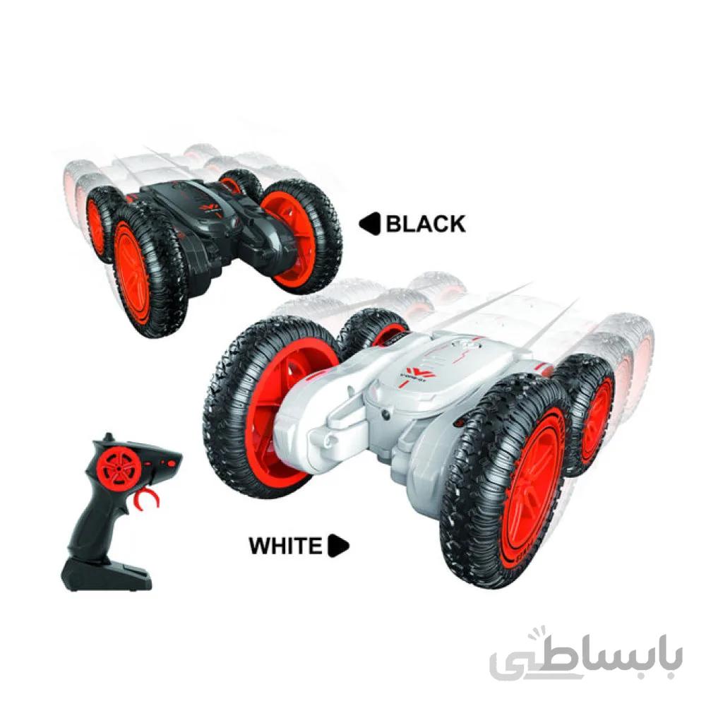 ماشین اسباب بازی کنترلی دیوانه موزیکال مدل LNG - Rotation RC Stunt Car