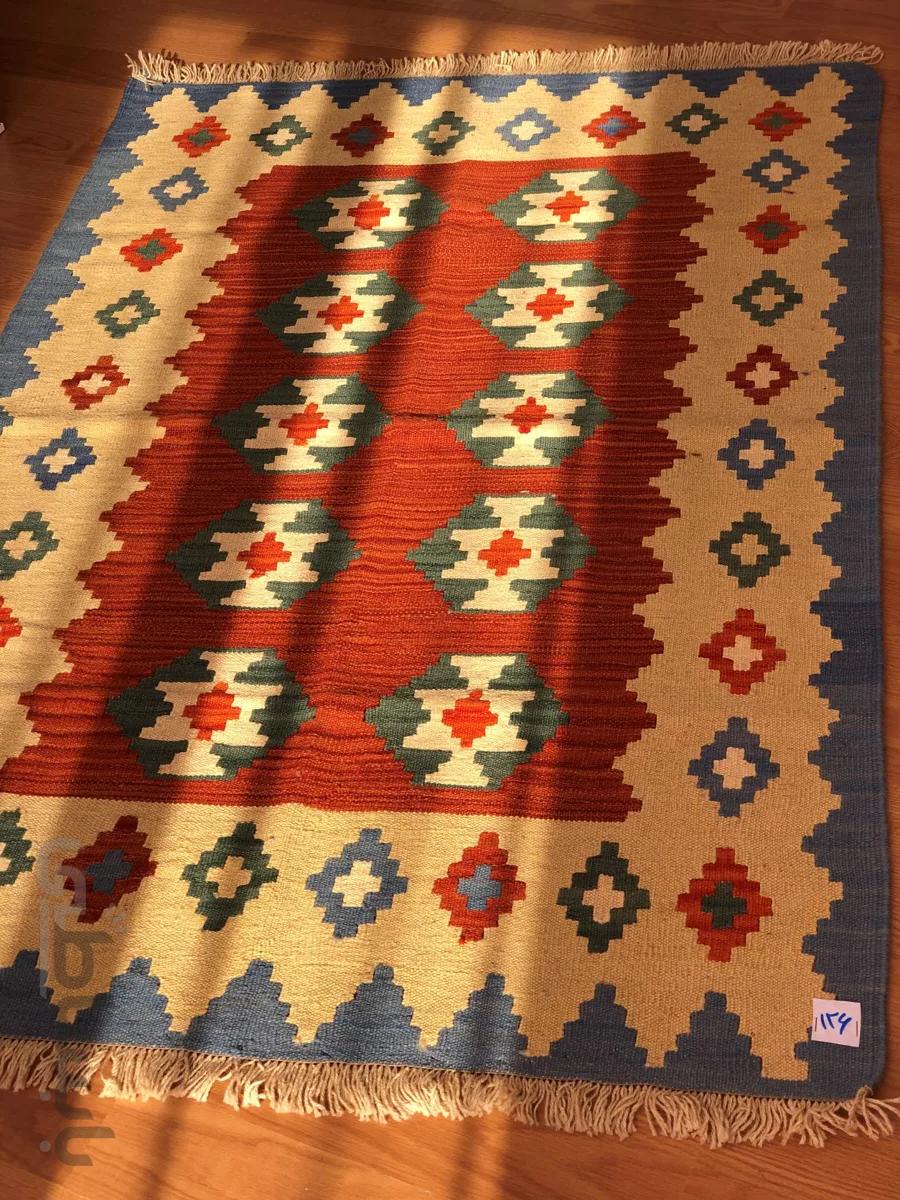 گلیم دو رو دستبافت رج CODE 126 A ا Persian handmade kilim