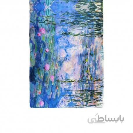 دستمال گردن نیلوفر ابی