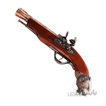 فندک کادویی دکوری تپانچه طرح شیر 1