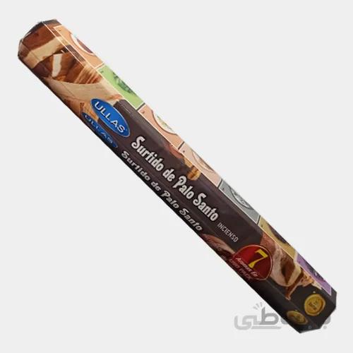 عود خوشبو کننده شاخه ای اولاس ullas مدل اسورتمنت پالو سانتو (ترکیبات پالوسانتو) g