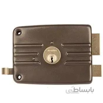 قفل در حیاطی ایزو دو شیار 10 ساچمه منیر صنعت