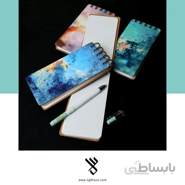 دفتر یاداشت begin story طرح کهکشان