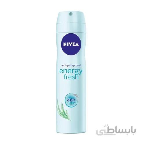 اسپری بدن زنانه نيوآ - NIVEA مدل Fresh energy با حجم 150ml