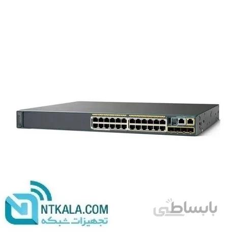سوییچ 24 پورت POE سیسکو مدل WS-C2960S-24PS-L