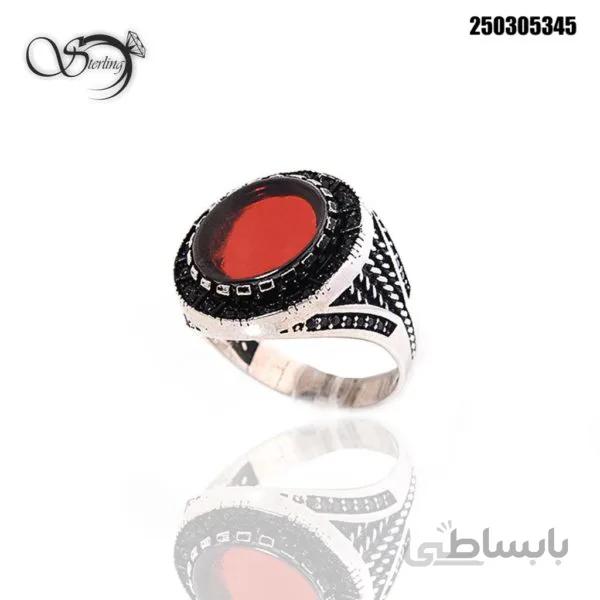 انگشتر نقره مردانه اسپرت کد:۱۷۲۶