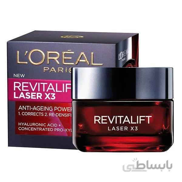 کرم ضد چروک روز لورآل REVITALIFT LASER X3