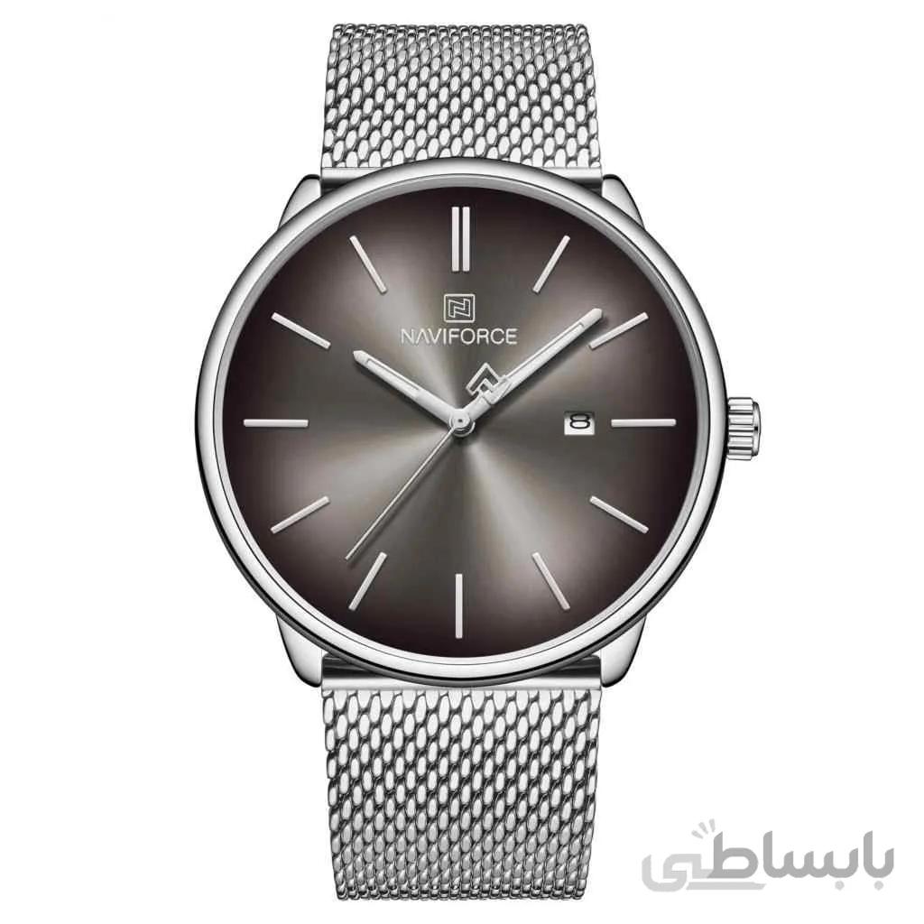 ساعت مچی نیوی فورس سیلور مدل Naviforce NF3012
