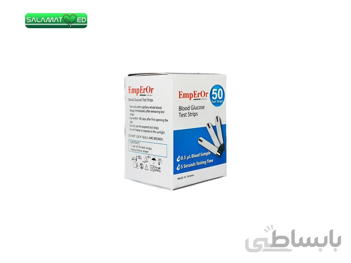 نوار تست قند خون امپرور 50 عددی