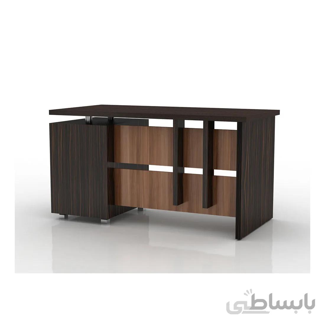 میز کارشناسی با صندوق سه کشو مدل 1075 آده چوب