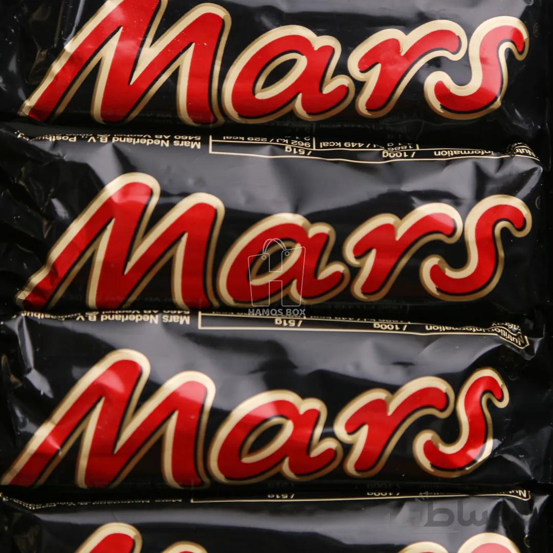 شکلات مفزدار کارامل و بادام زمینی مارس - 51 گرم | بسته 24 عددی ا Mars Caramel Chocolate - 51 g | 24 pc