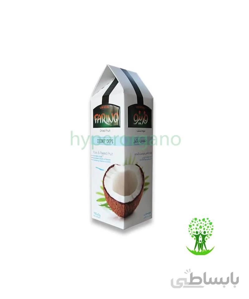 چیپس میوه نارگیل 100 گرمی فرینو