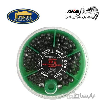 سرب ماهیگیری سایزبندی SOFT SPLIT SHOTS