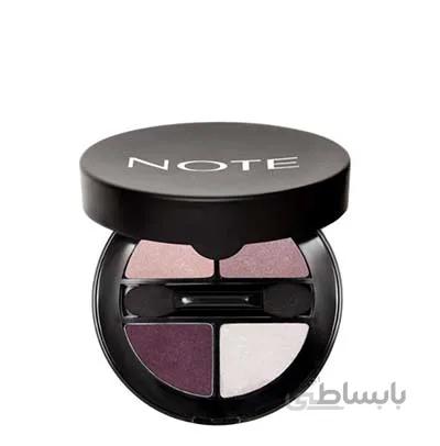 سایه چشم ۴رنگ لومینوس نوت ۰۴ / NOTE Luminous Silk Quattro Eyeshadow