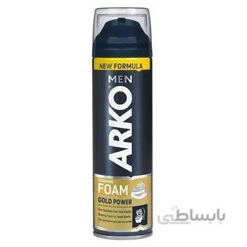 ژل اصلاح آرکو مدل gold power حجم 200 میل ا ARKO gel gold power