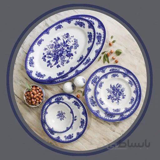 سرویس چینی زرین 12 نفره کامل فلورانس (102 پارچه) ا Zarin Iran ItaliaF Florence 102 Pieces Porcelain Dinnerware Set