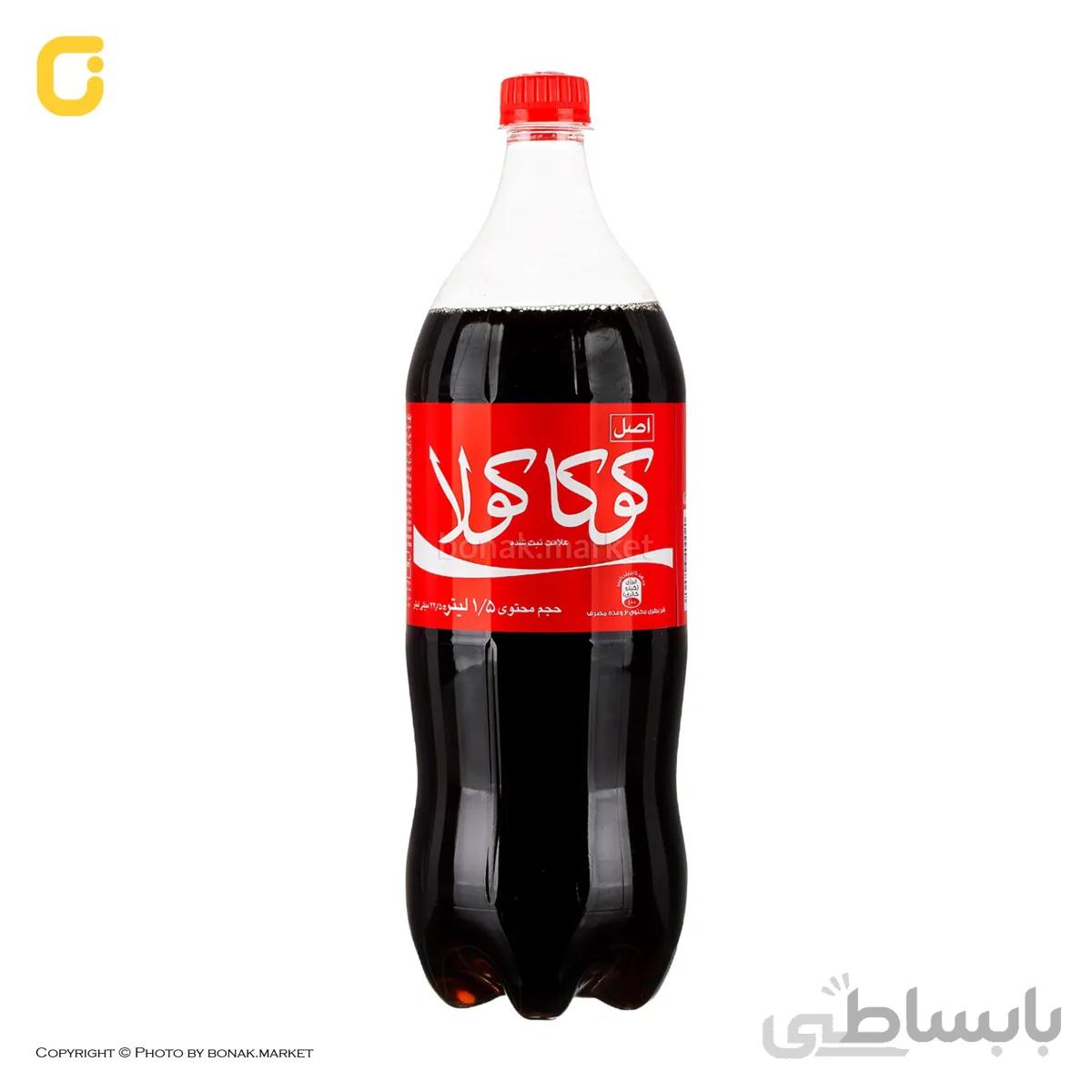 نوشابه با طعم کولا کوکاکولا - 1/5 لیتری بسته 6 عددی ا Coca Cola Soft Drink - 1.5 L