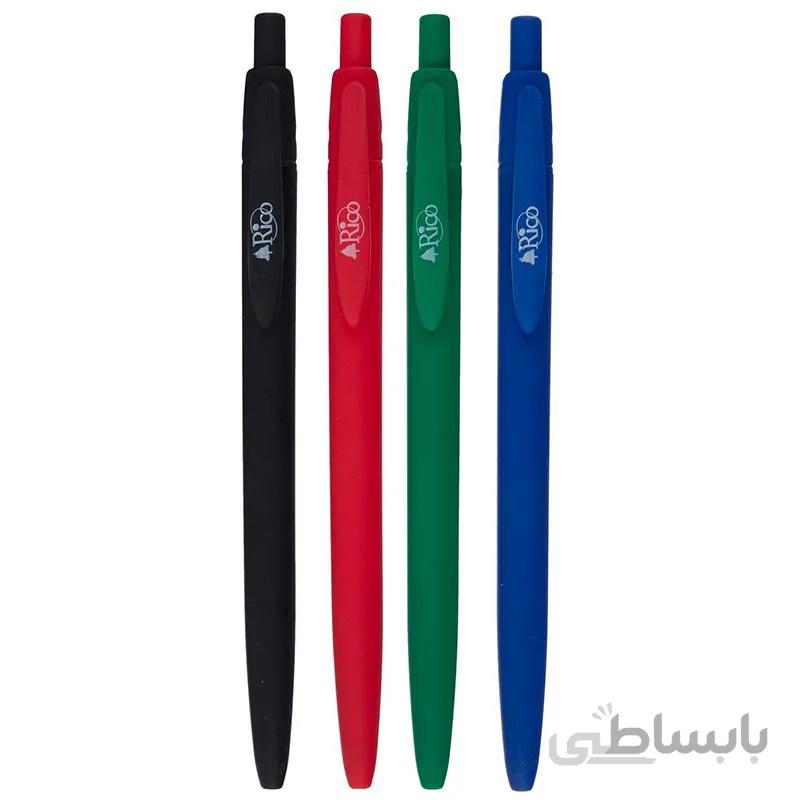 خودکار ریکو 0.7 مدل کلیکی کد R-101 بسته 4 عددی رنگ اصلی