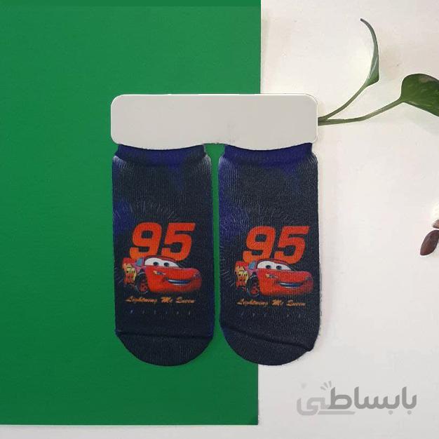 جوراب کودک مدل ماشین ها