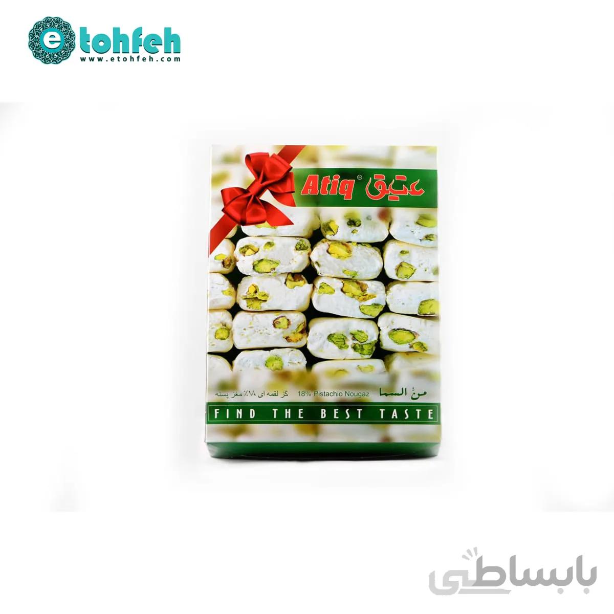 گز لقمه ۱۸ درصد پسته ۲۰۰ گرمی