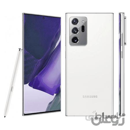 سامسونگ گلکسی نوت20 اولترا 5G ظرفیت 256گیگ(سفید)-Samsung Galaxy Note20 Ultra 5G 256GB Mobile Phone (White)