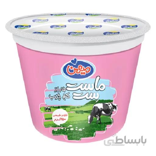 ماست ست کم چرب 1.4% چربی 1500 گرمی میهن باکس 6 عددی