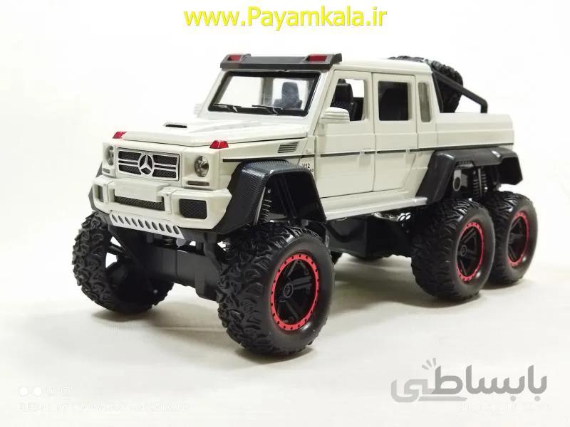 ماشین فلزی مرسدس بنز آفرود G63 (1:24 CHEZHI) سفید