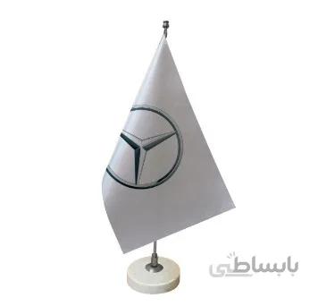 پرچم رومیزی طرح بنز کد pr82
