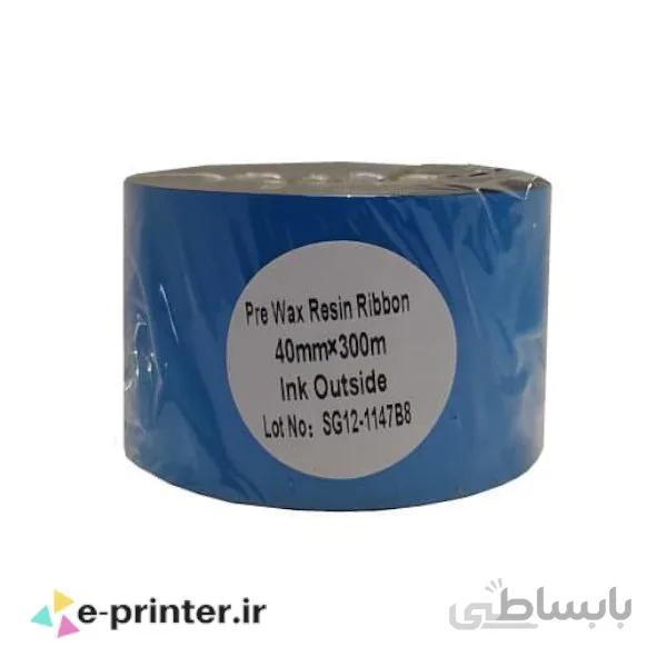 ریبون چاپ لیبل پرینتر WAX / Resin 40mm*300m