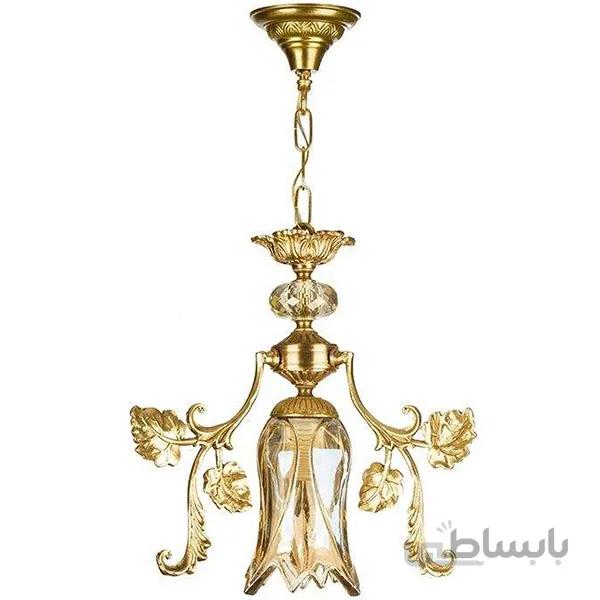 چراغ آویز چشمه نور کد C2943/1T-A آنتیک