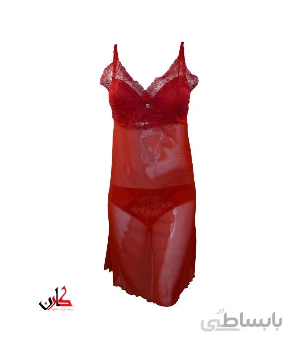 ست اسفنجی سه تکه همراه لباس خواب 4200