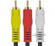 3RCA TO 3RCA STEREO AUDIO VIDEO COMPOSITE CABLE TC 13
