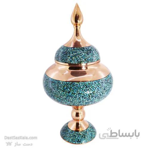 شکلات خوری مسی فیروزه کوبی نانو شده کد MJ-56