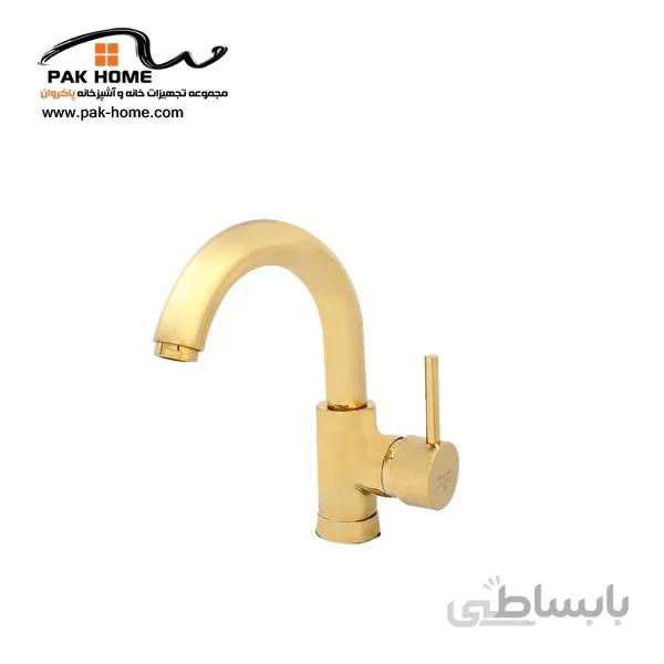 شیر روشویی شادان مدل آلیس طلایی ا SHADAN