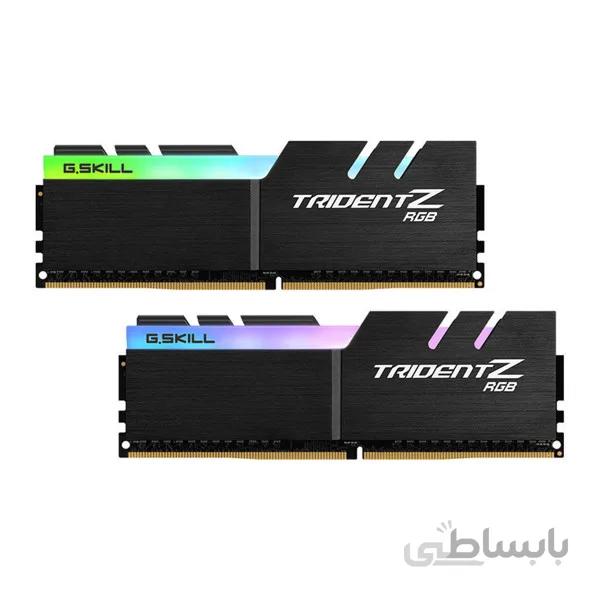 رم دسکتاپ جی اسکیل DDR4 دو کاناله 4400 مگاهرتز CL19 سری TRIDENT Z RGB ظرفیت 64 گیگابایت ا G.SKILL TRIDENT Z DDR4 4400MHz CL19 Dual Channel Desktop RAM - 64GB