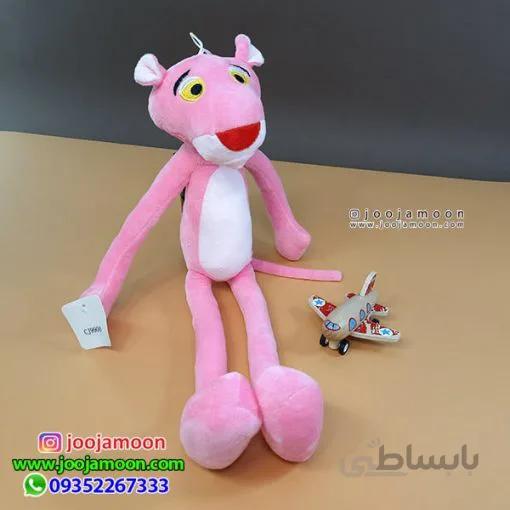 عروسک پلنگ صورتی 50 سانت