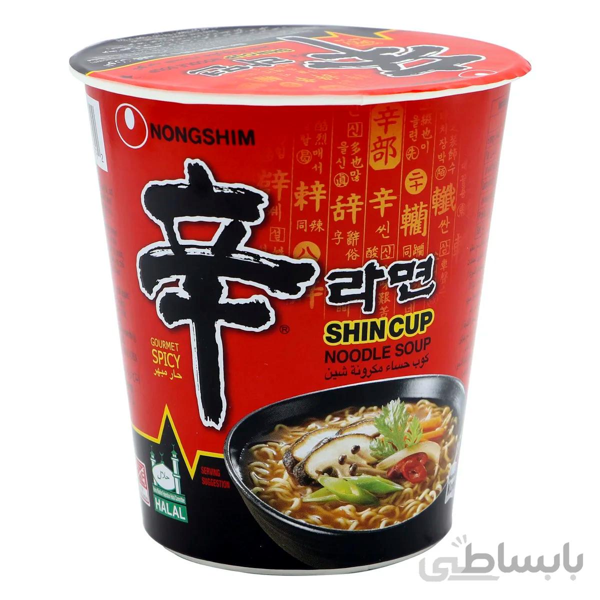 نودل تند شین کاپ گرم 68. SHIN CUP ا SHIN CUP