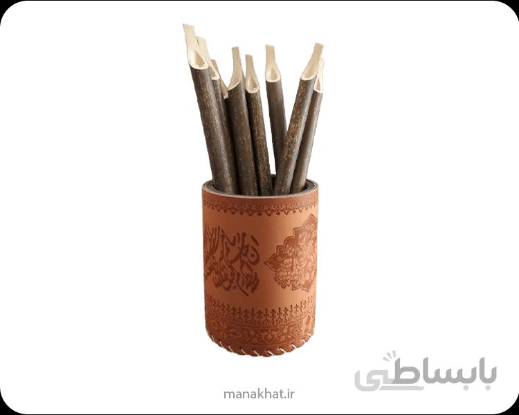 قلم بامبو ویژه طرح خالدار
