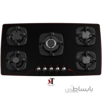 اجاق گاز رومیزی شیشه‌ای آلتون مدل G512 ا ابعاد: 90x50 سانتی متر
