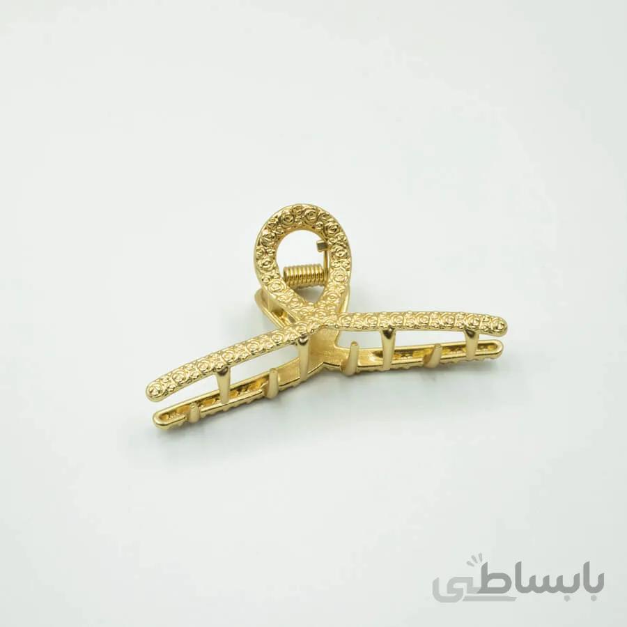 کلیپس فلزی طلایی کد C102