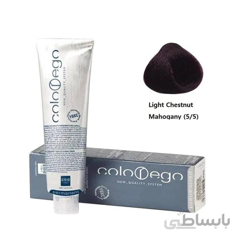 رنگ موی التراگو مدل Colorego کد 5/5 قهوه ای ماهگونی روشن