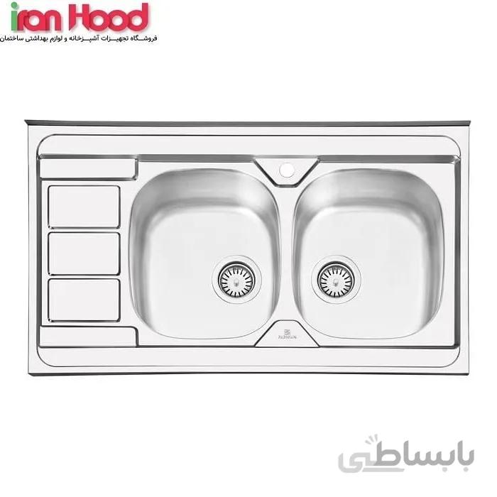 سینک پرنیان استیل Ps 1117 روکار