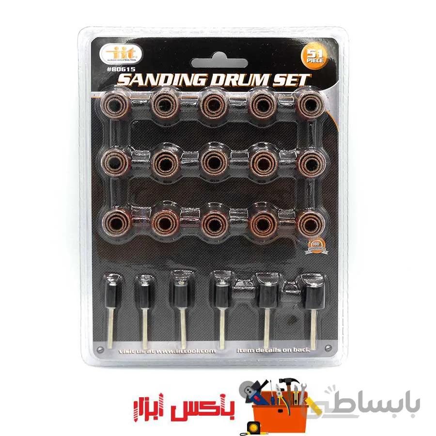 ست سنباده و لاستیک مینیاتوری 51 عددی