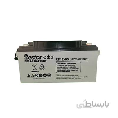 باتری 65 آمپرساعت، 12 ولت Restar solar نوع GEL مدل RF12-65