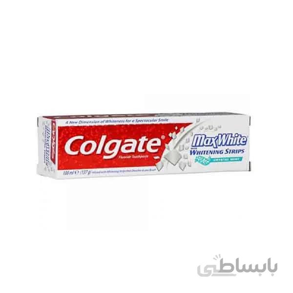 خميردندان كلگيت - Colgate مدل MaxWhite crystal با حجم 100 ml
