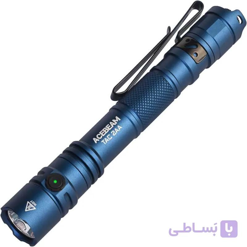 چراغ قوه دستی ایس بیم مدل TAC 2AA با نور مهتابی